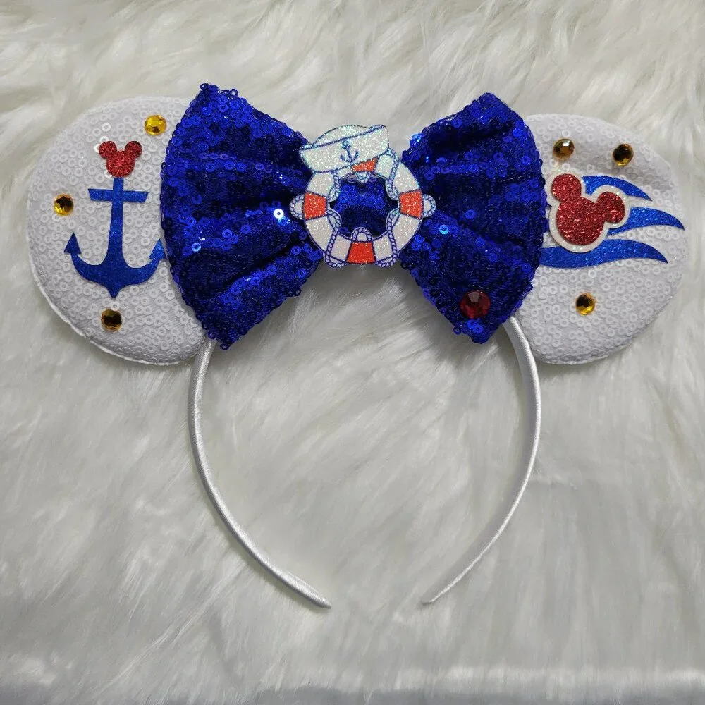 Nautical Minnie Mouse Ears
